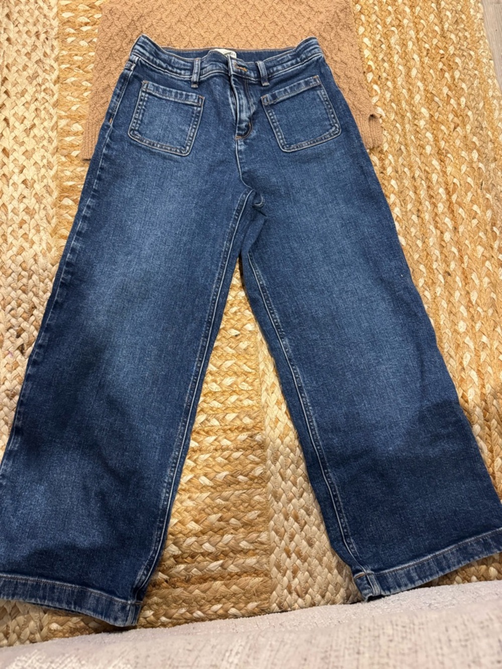Crewcuts Dark Blue Wide-Leg Kids Jeans